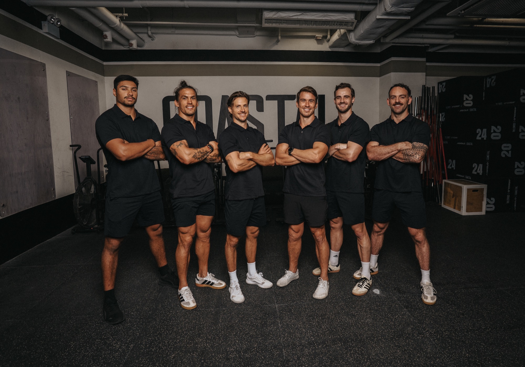 The Coastal Fitness coaching team at the gym